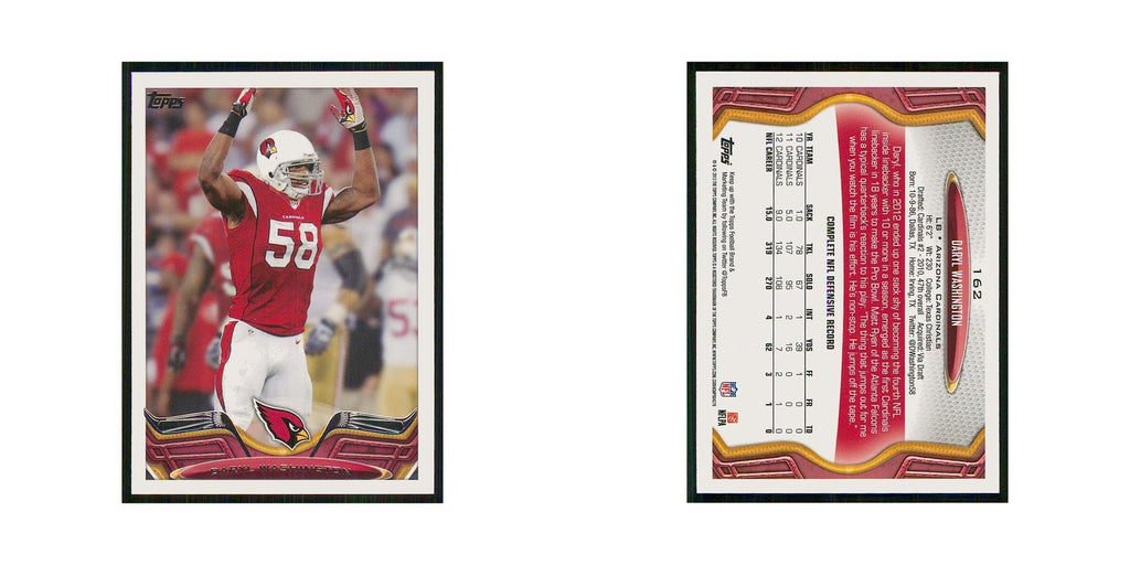 2013 Topps Daryl Washington Cardinals #162