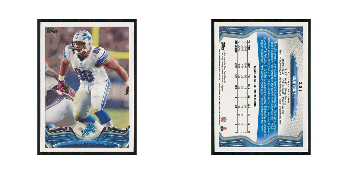 2013 Topps Ndamukong Suh Lions #231