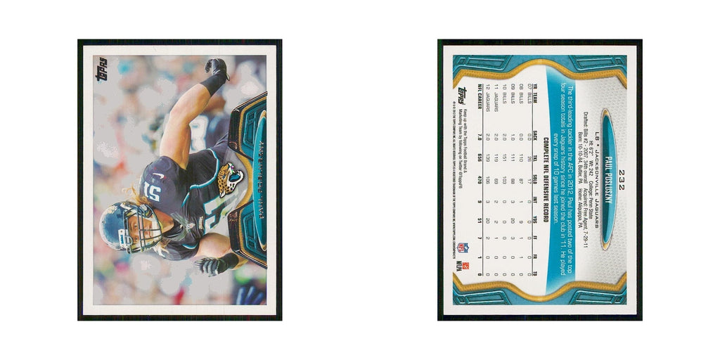 2013 Topps Paul Posluszny Jaguars #232