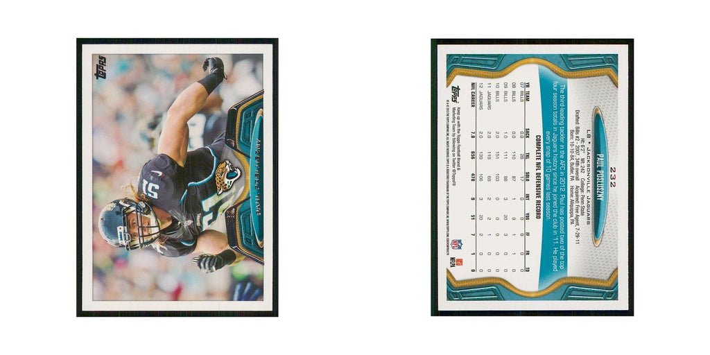 2013 Topps Paul Posluszny Jaguars #232