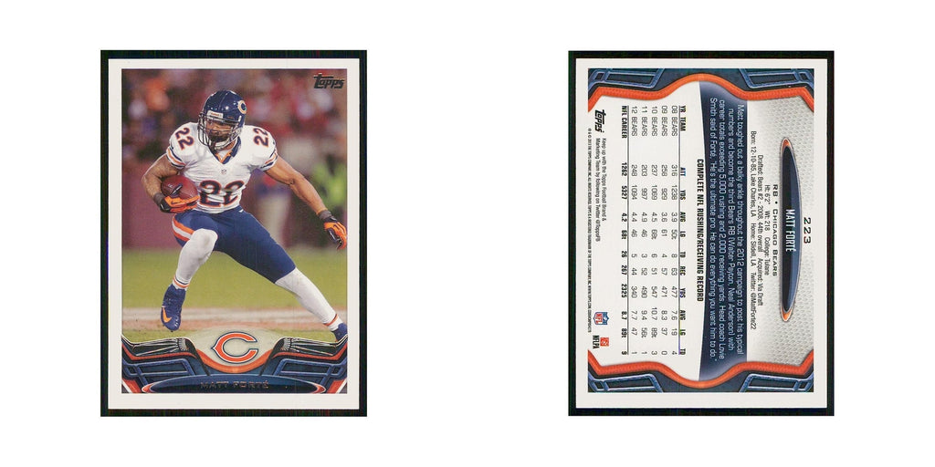 2013 Topps Matt Forte Bears #223