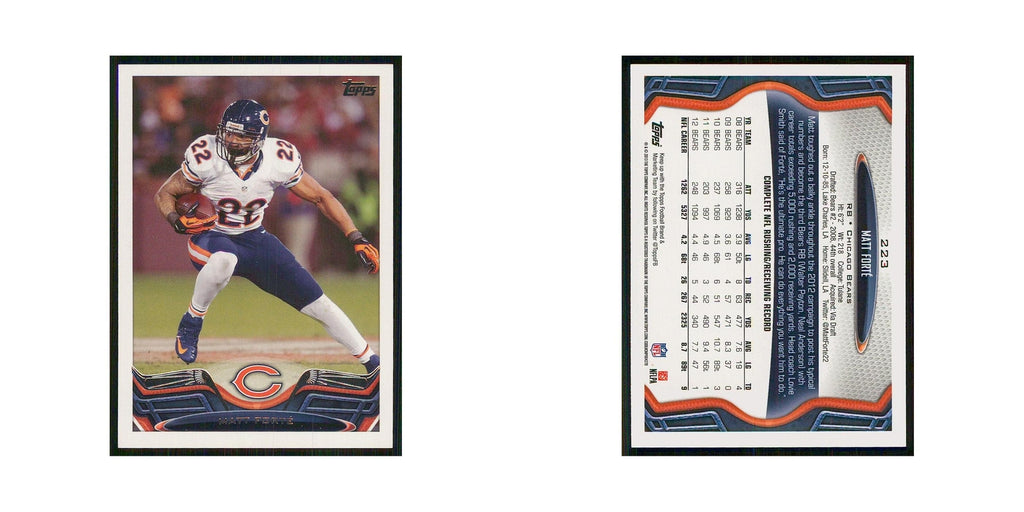 2013 Topps Matt Forte Bears #223