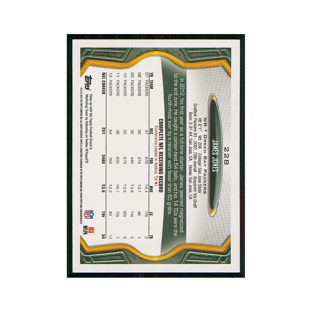 2013 Topps James Jones Packers #228