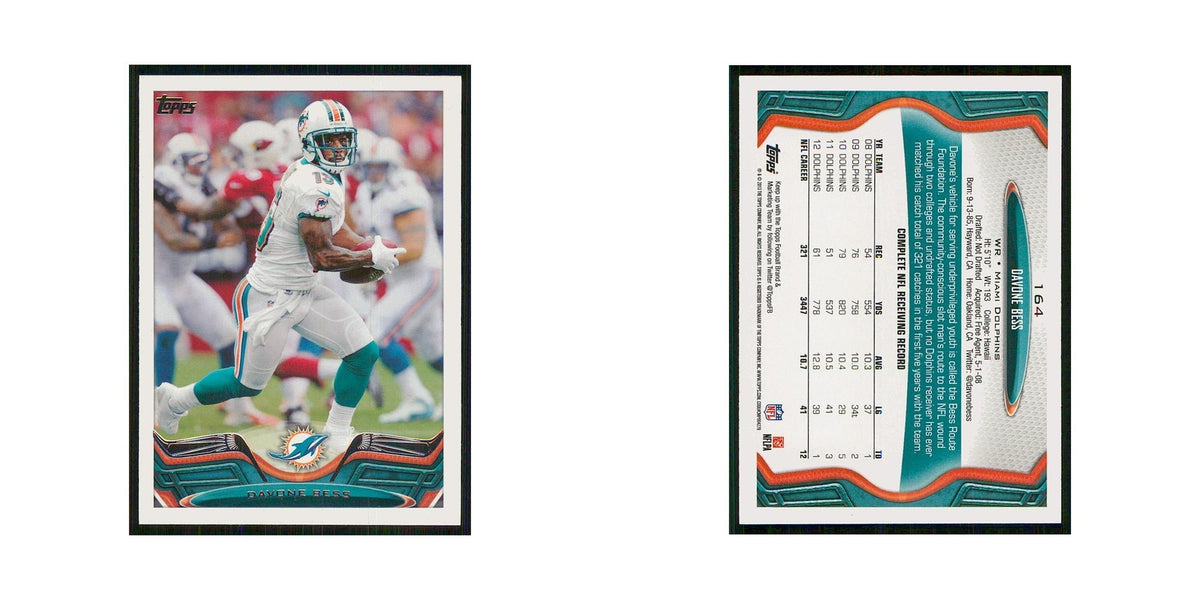 2013 Topps Davone Bess Dolphins #164