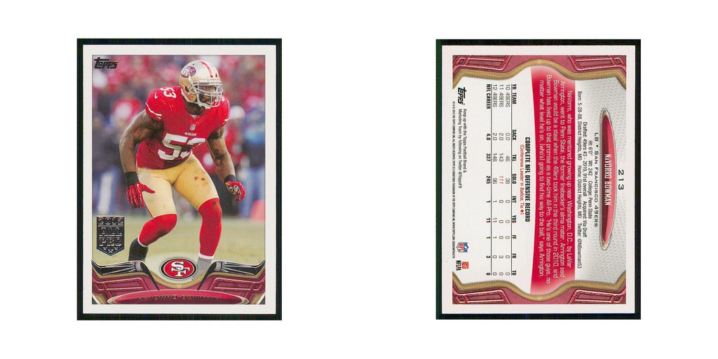 2013 Topps NaVorro Bowman 49ers #213
