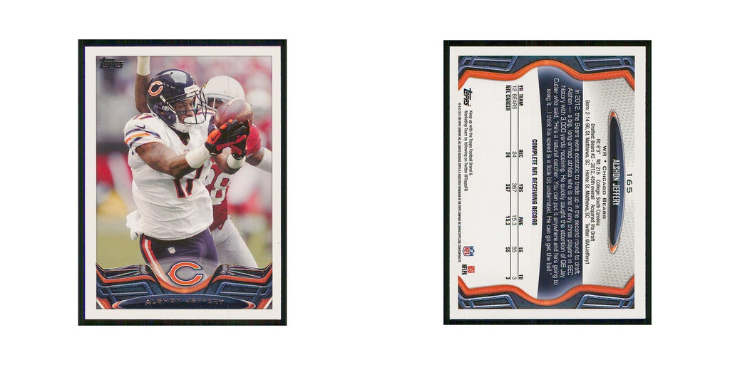 2013 Topps Alshon Jeffery Bears #165