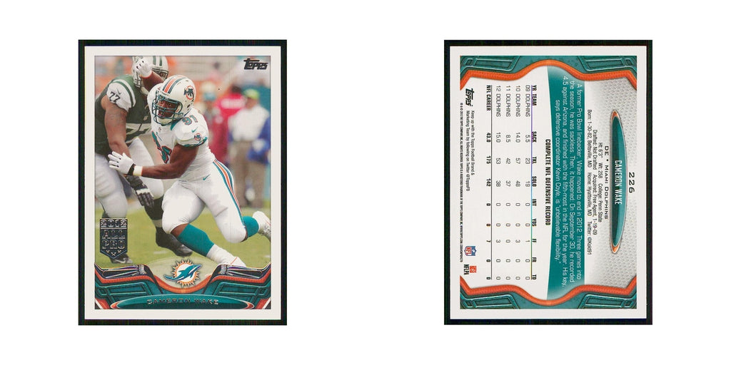2013 Topps Cameron Wake Dolphins #226