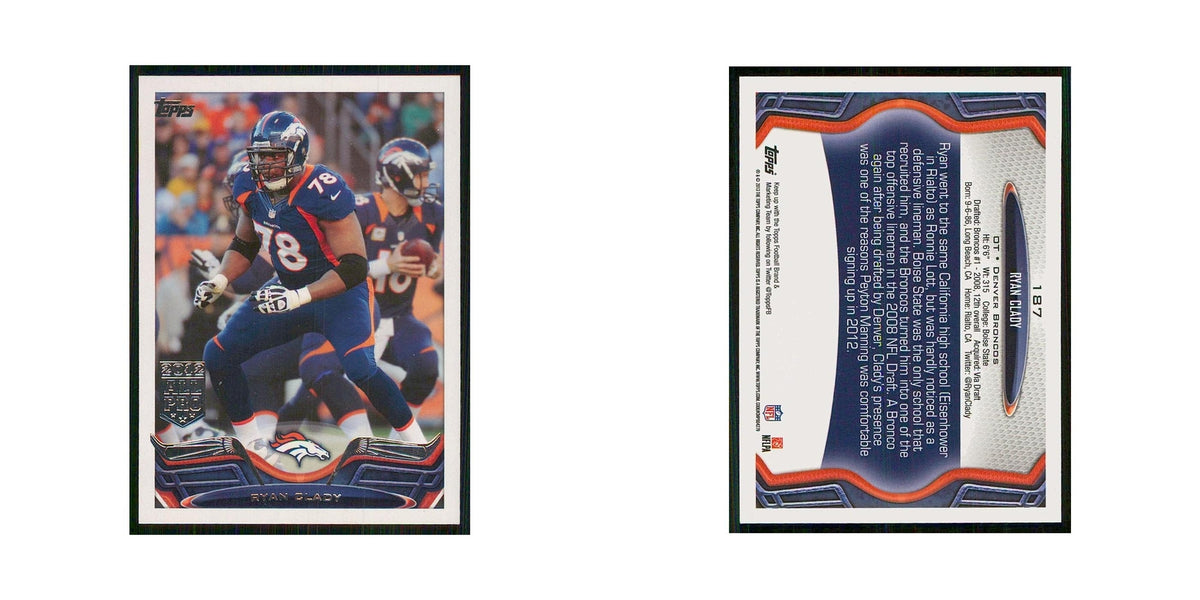 2013 Topps Ryan Clady Broncos #187