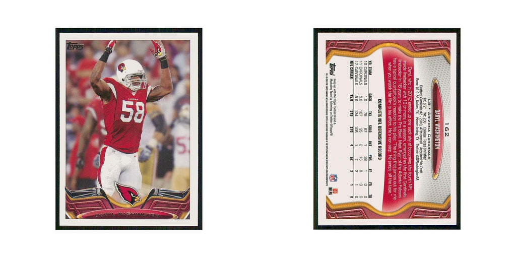 2013 Topps Daryl Washington Cardinals #162