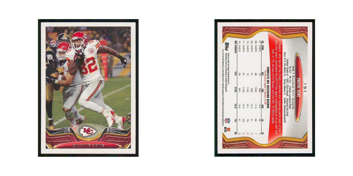 2013 Topps Dwayne Bowe Chiefs #151