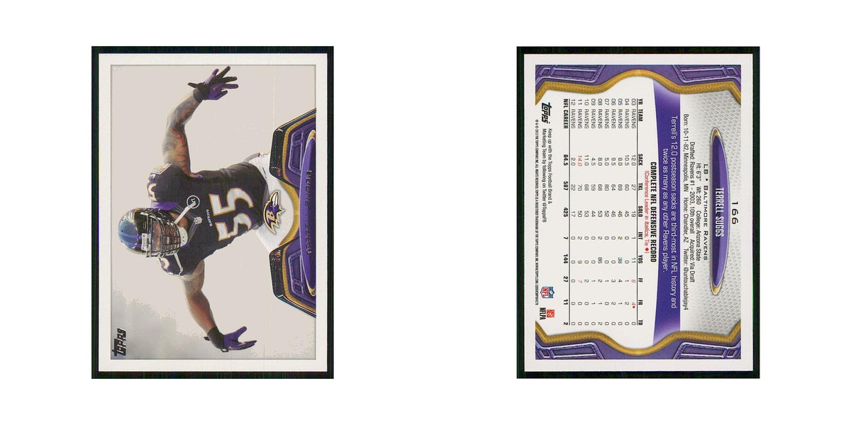 2013 Topps Terrell Suggs Ravens #166