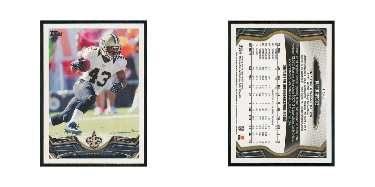 2013 Topps Darren Sproles Saints #168