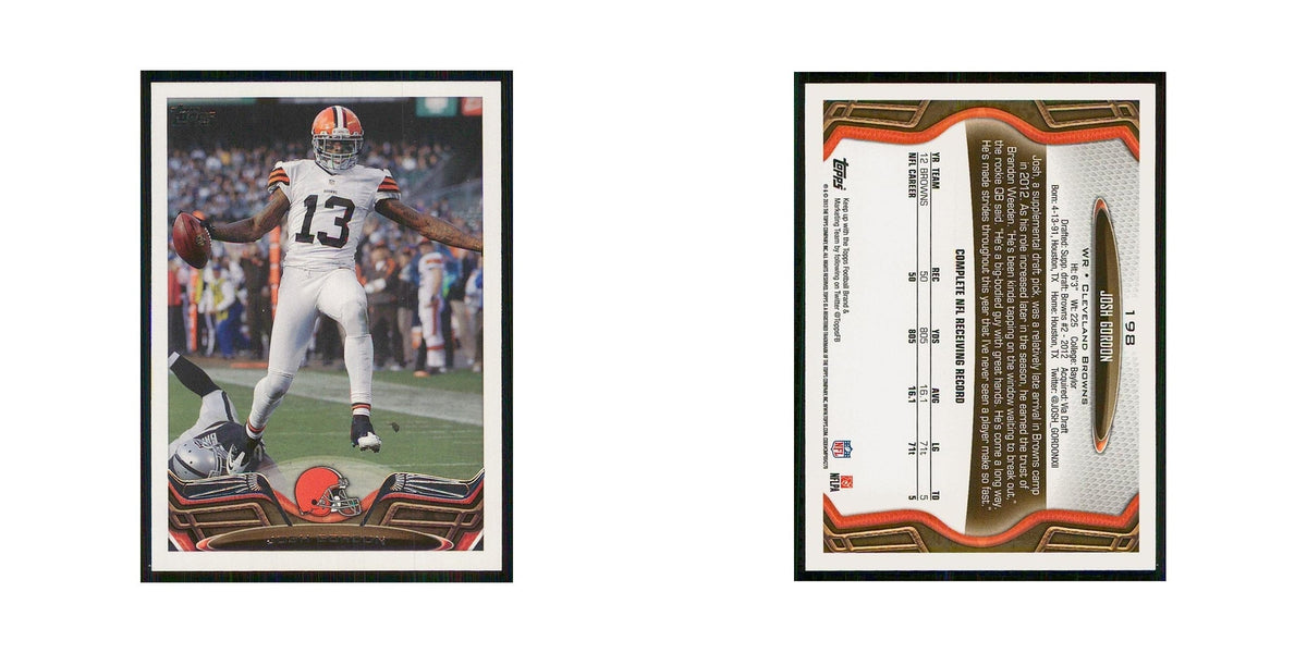 2013 Topps Josh Gordon Browns #198