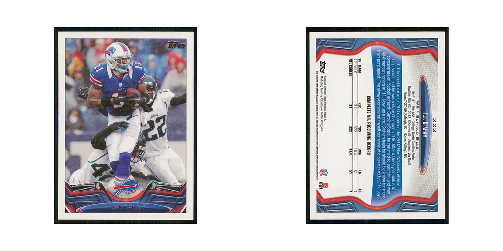 2013 Topps T.J. Graham Bills #222