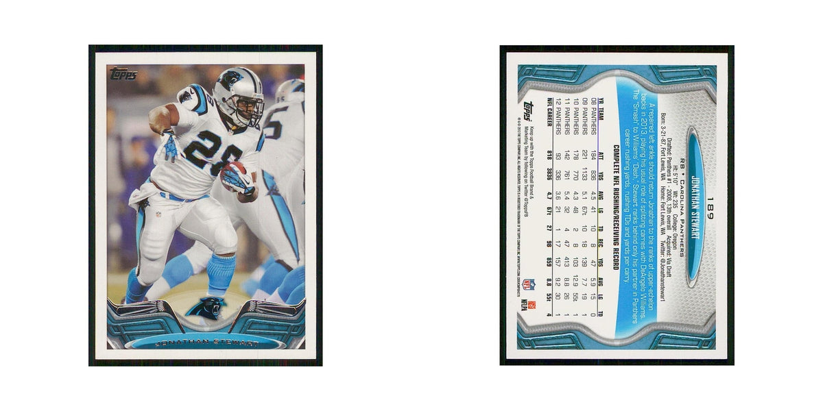 2013 Topps Jonathan Stewart Panthers #189