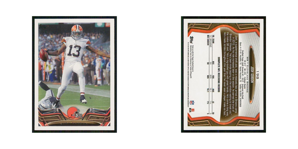 2013 Topps Josh Gordon Browns #198