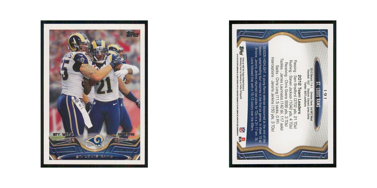 2013 Topps St. Louis Rams St. Louis Rams #191
