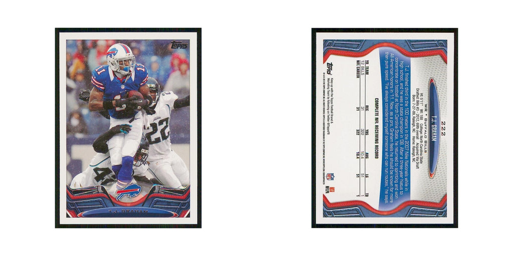 2013 Topps T.J. Graham Bills #222