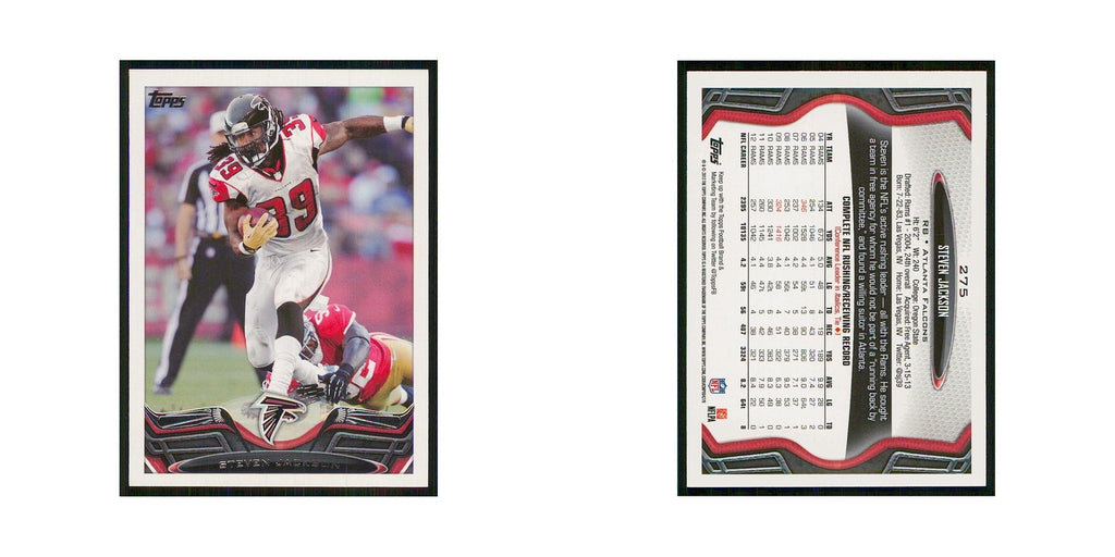 2013 Topps Steven Jackson Falcons #275