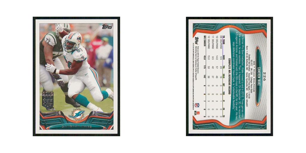 2013 Topps Cameron Wake Dolphins #226
