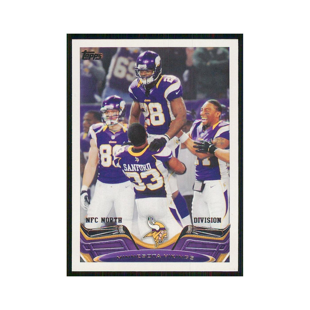 2013 Topps Minnesota Vikings Vikings #169