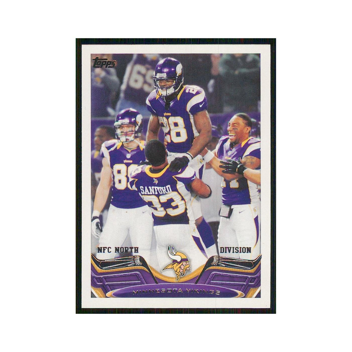 2013 Topps Minnesota Vikings Vikings #169