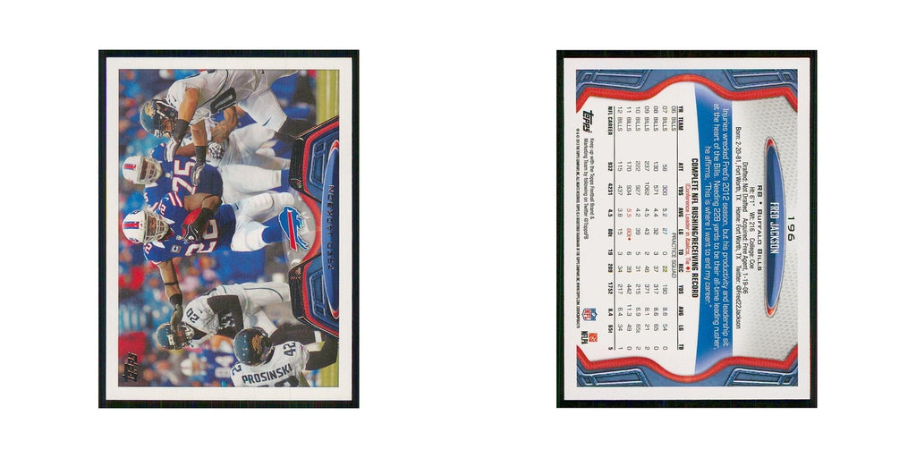 2013 Topps Fred Jackson Bills #196