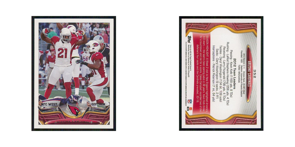 2013 Topps Arizona Cardinals Cardinals #352