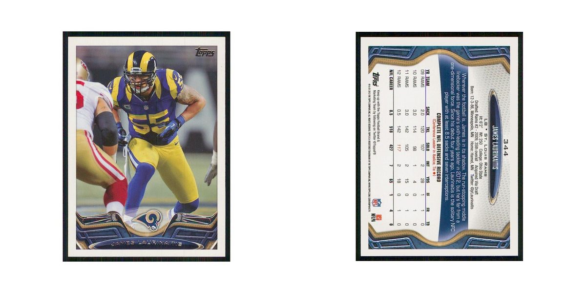 2013 Topps James Laurinaitis St. Louis Rams #344
