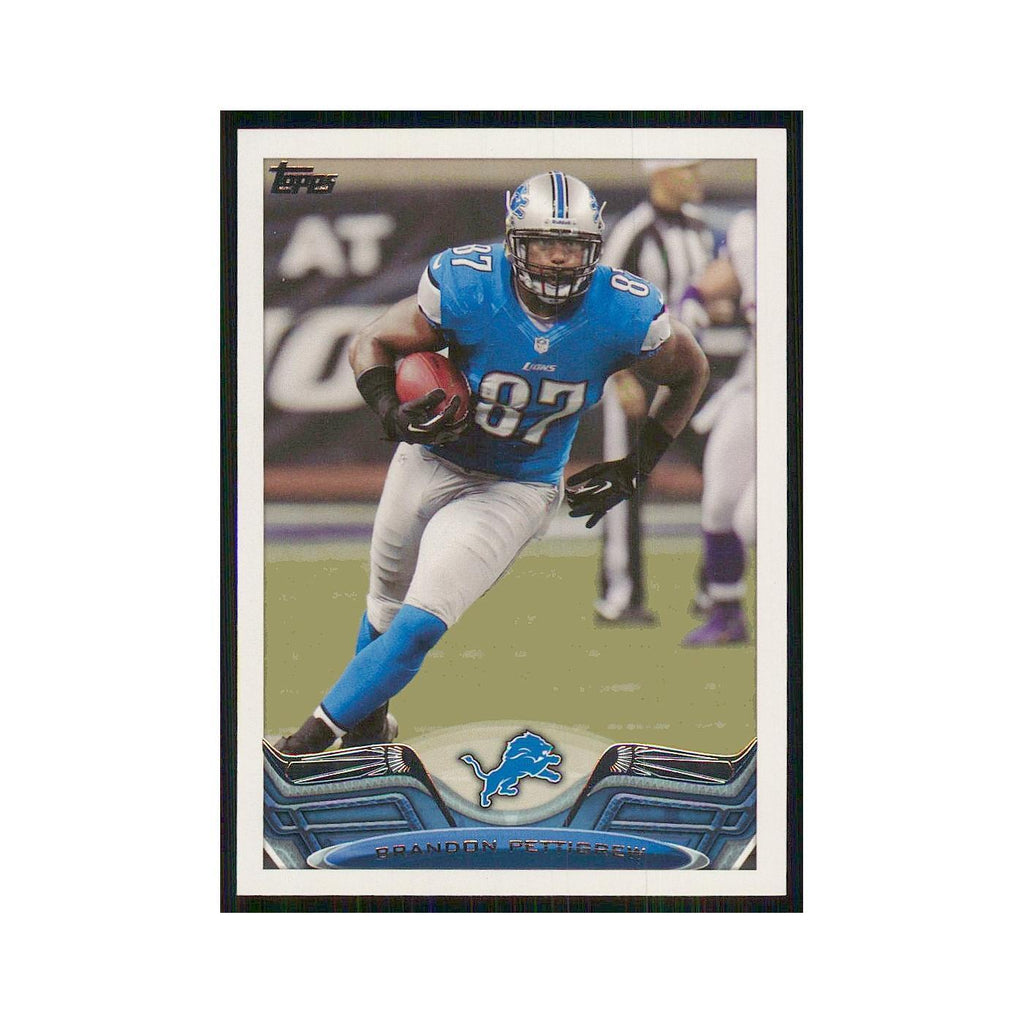 2013 Topps Brandon Pettigrew Lions #365