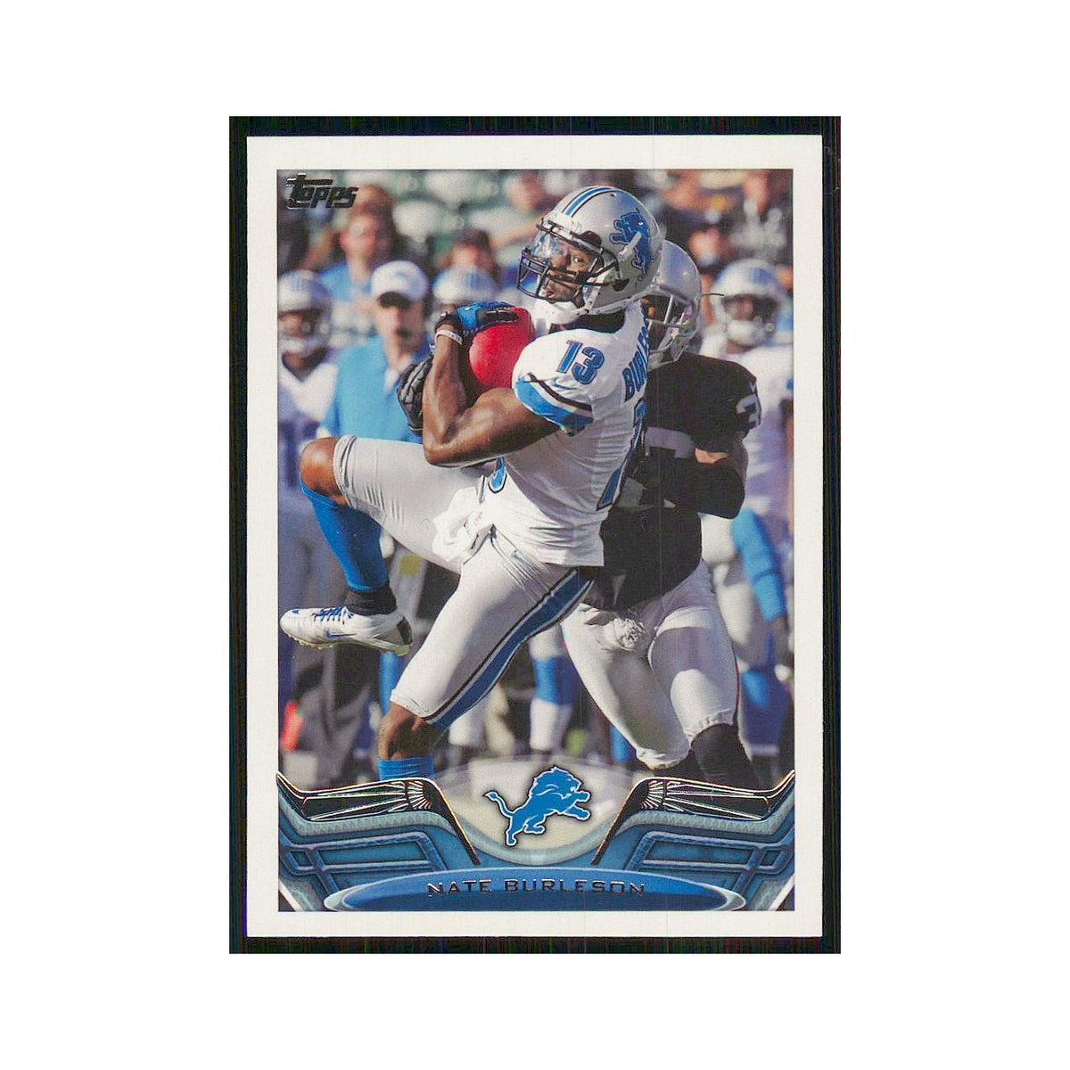 2013 Topps Nate Burleson Lions #204