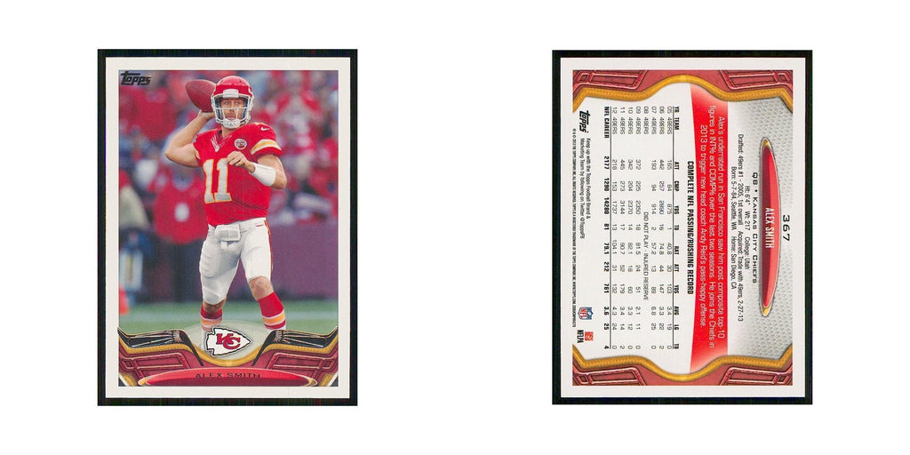 2013 Topps Alex Smith Chiefs #367