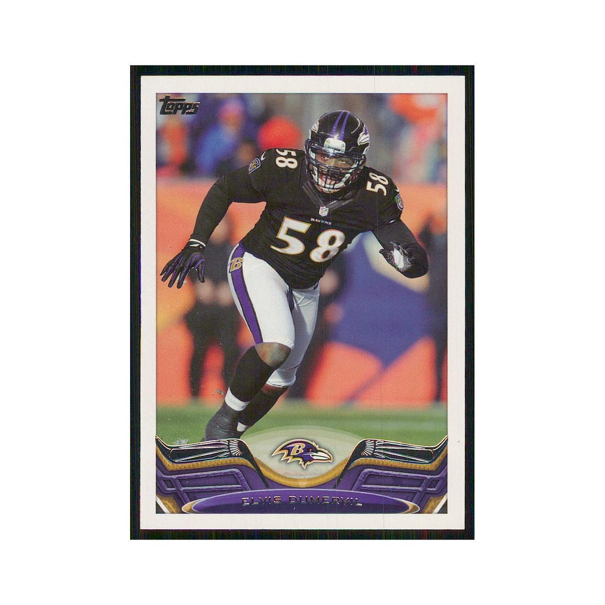 2013 Topps Elvis Dumervil Ravens #377