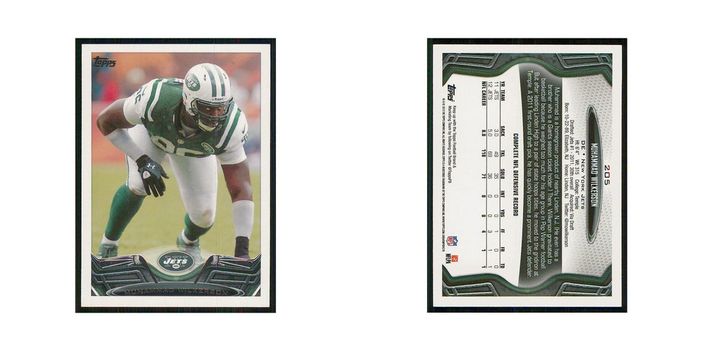 2013 Topps Muhammad Wilkerson Jets #205