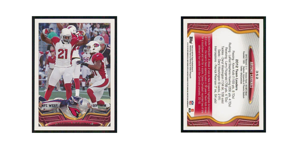 2013 Topps Arizona Cardinals Cardinals #352