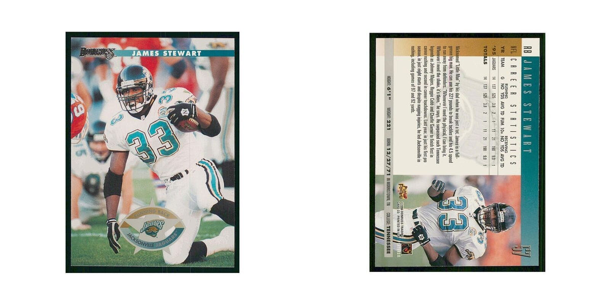 1996 Donruss James Stewart Jaguars #57