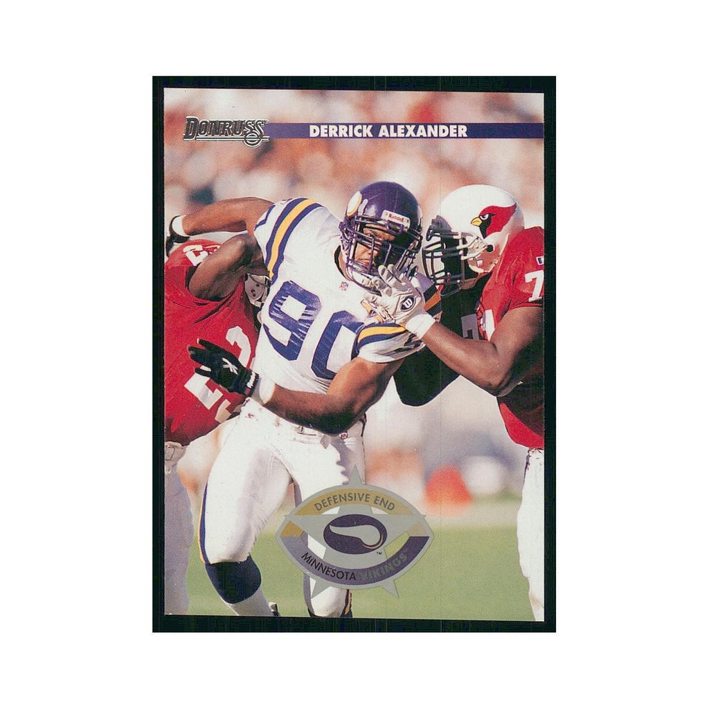 1996 Donruss Derrick Alexander DE Vikings #150