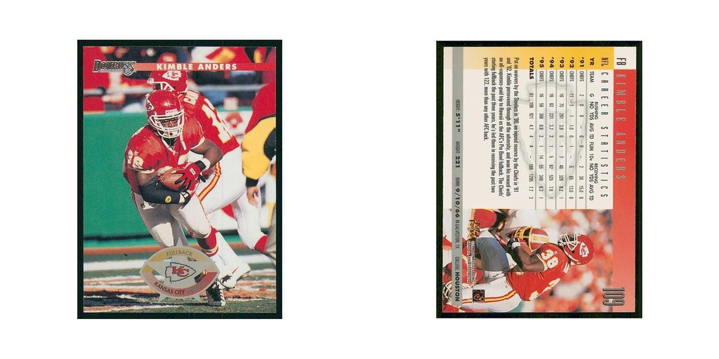 1996 Donruss Kimble Anders Chiefs #109