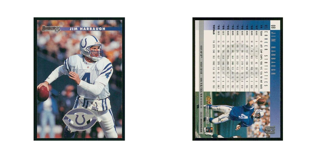 1996 Donruss Jim Harbaugh Colts #169