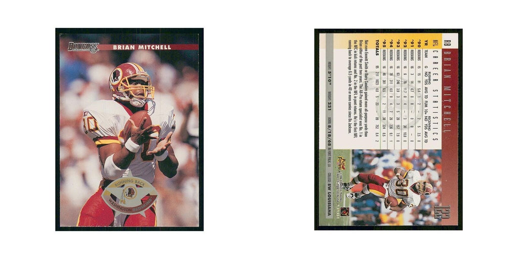 1996 Donruss Brian Mitchell Redskins #122