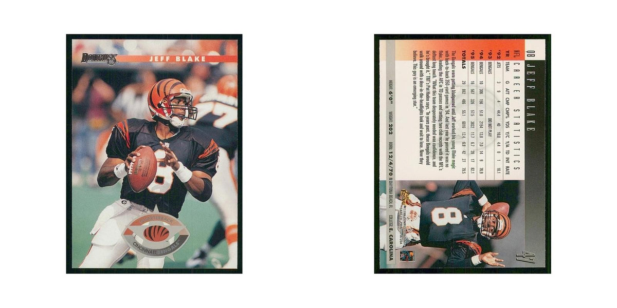 1996 Donruss Jeff Blake Bengals #47