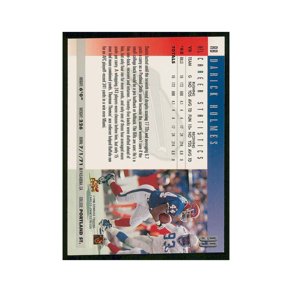 1996 Donruss Darick Holmes Bills #99