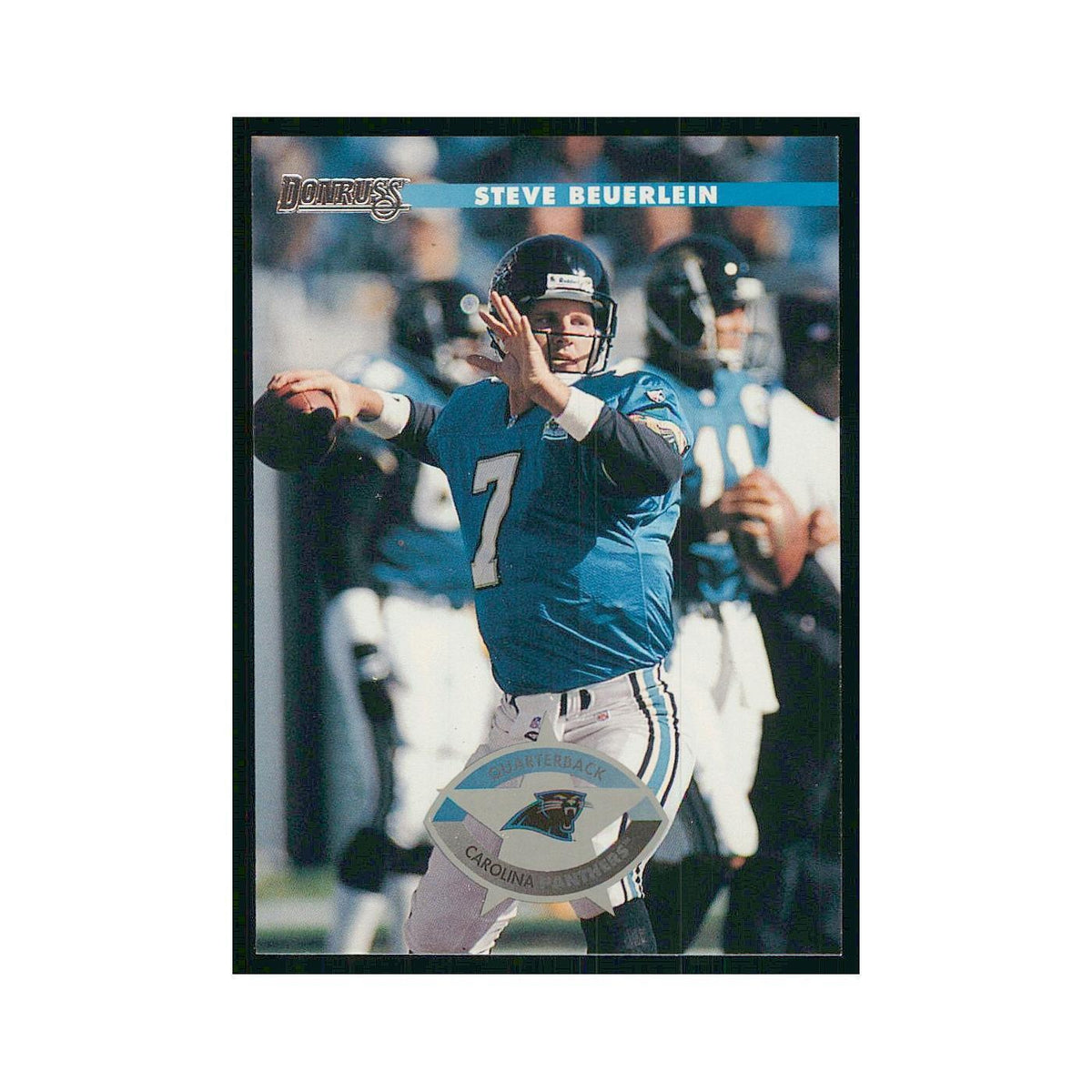 1996 Donruss Steve Beuerlein Panthers #196