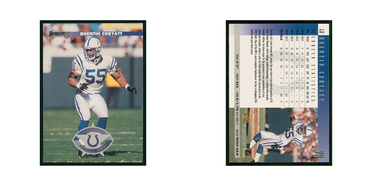 1996 Donruss Quentin Coryatt Colts #78