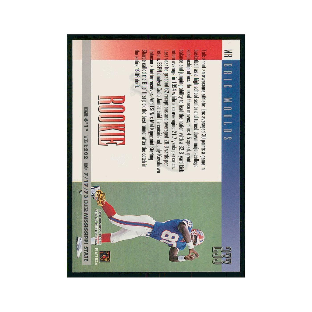 1996 Donruss Eric Moulds Bills #233