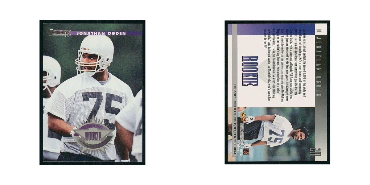1996 Donruss Jonathan Ogden RC Ravens #211