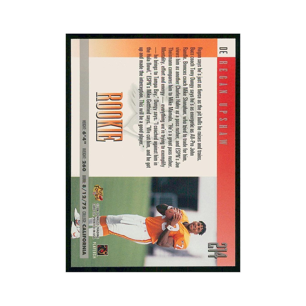 1996 Donruss Regan Upshaw RC Buccaneers #214