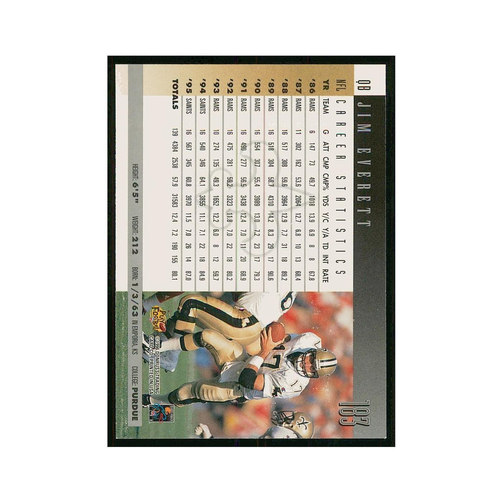 1996 Donruss Jim Everett Saints #183