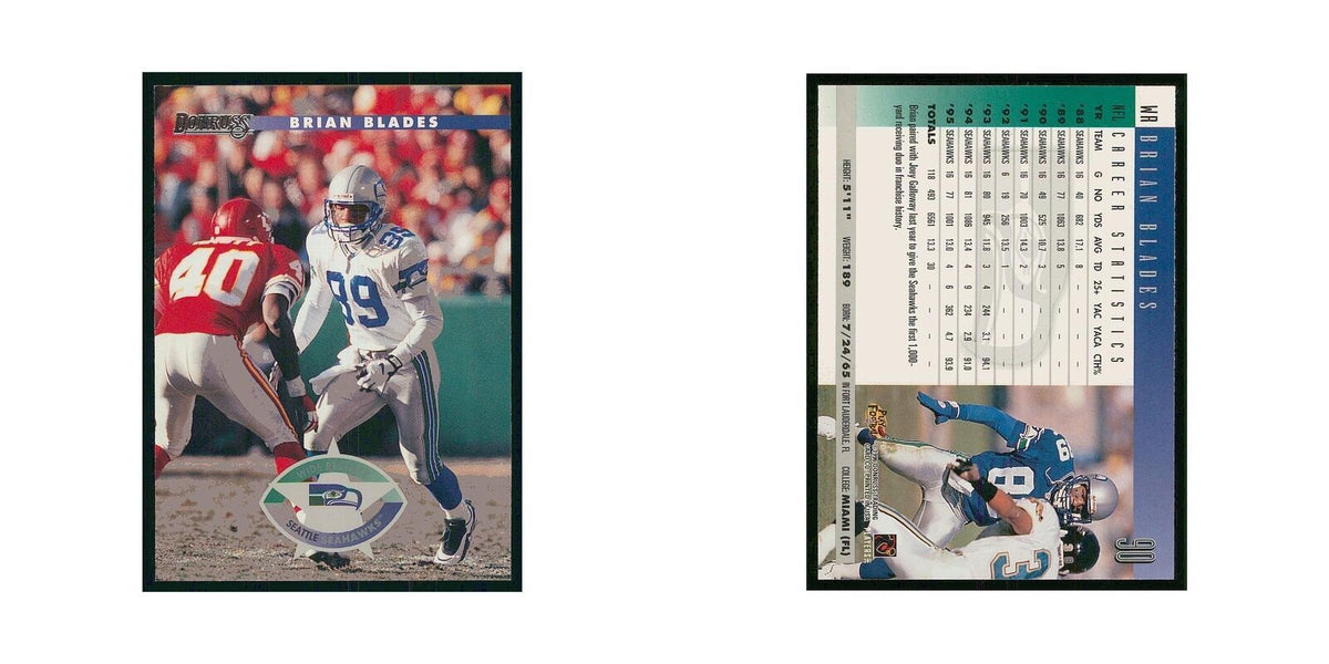 1996 Donruss Brian Blades Seahawks #90