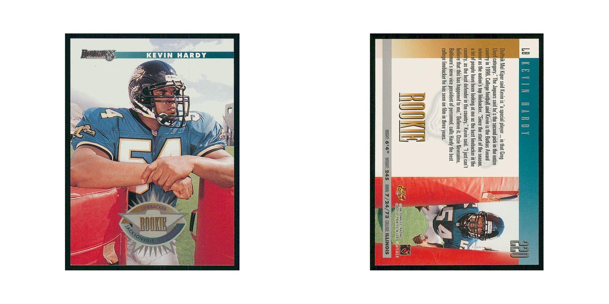 1996 Donruss Kevin Hardy RC Jaguars #220